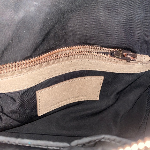 Alexander Wang Small Rocky Rockie Rocky Rose Gold Hardware Latte Pebbled $995 - Picture 6 of 10